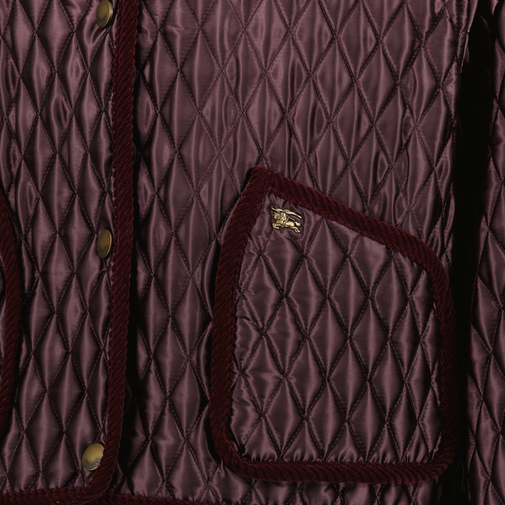 Burberry jacket, Floriston jacket, bordeaux outerwear, luxury fashion, premium nylon jacket