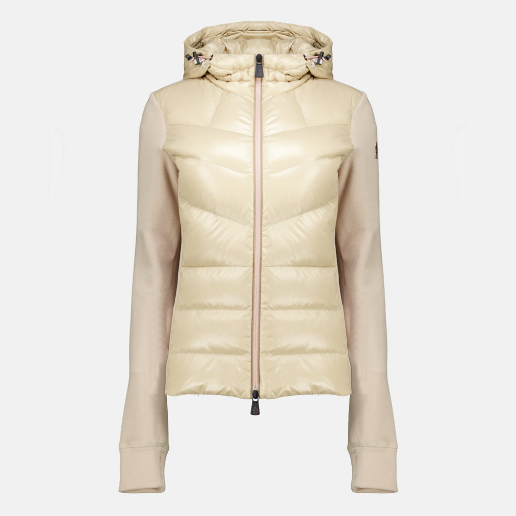 Giacca da sci imbottita beige