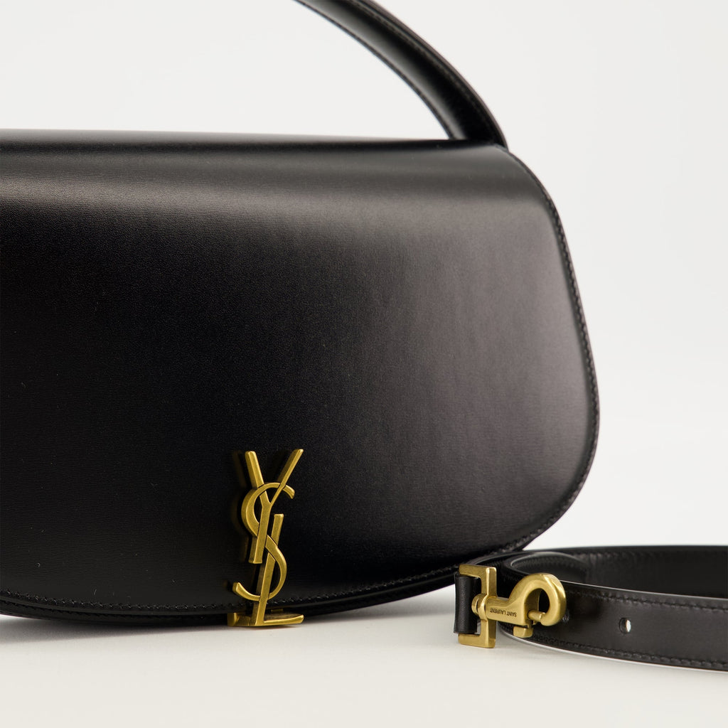 Le Sac Voltaire, Saint Laurent bag, smooth calf leather, adjustable shoulder strap, 2025 Fall-Winter collection