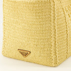 Saco Tote em Croché Bege