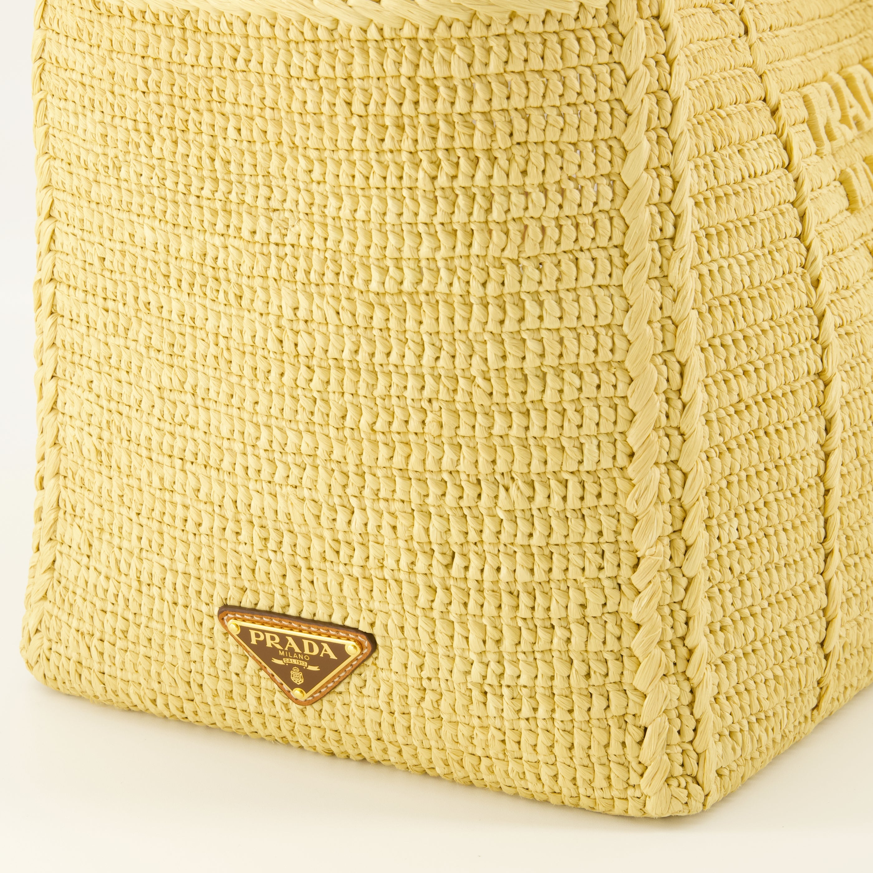 Sac Tote en Crochet Beige
