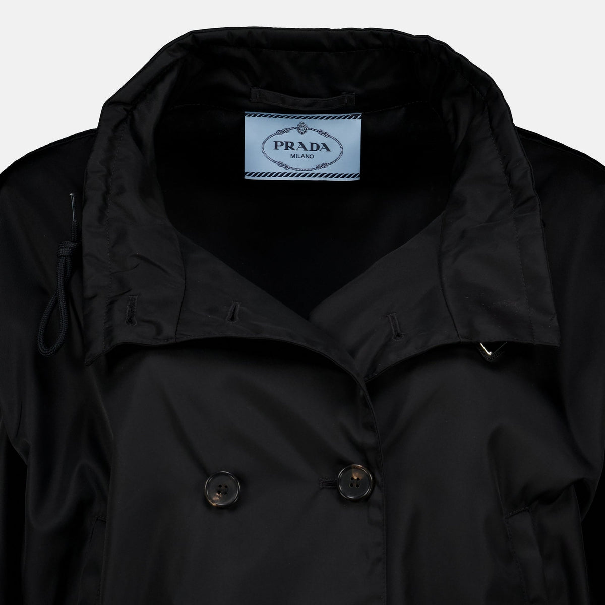 Parka nera Re-Nylon