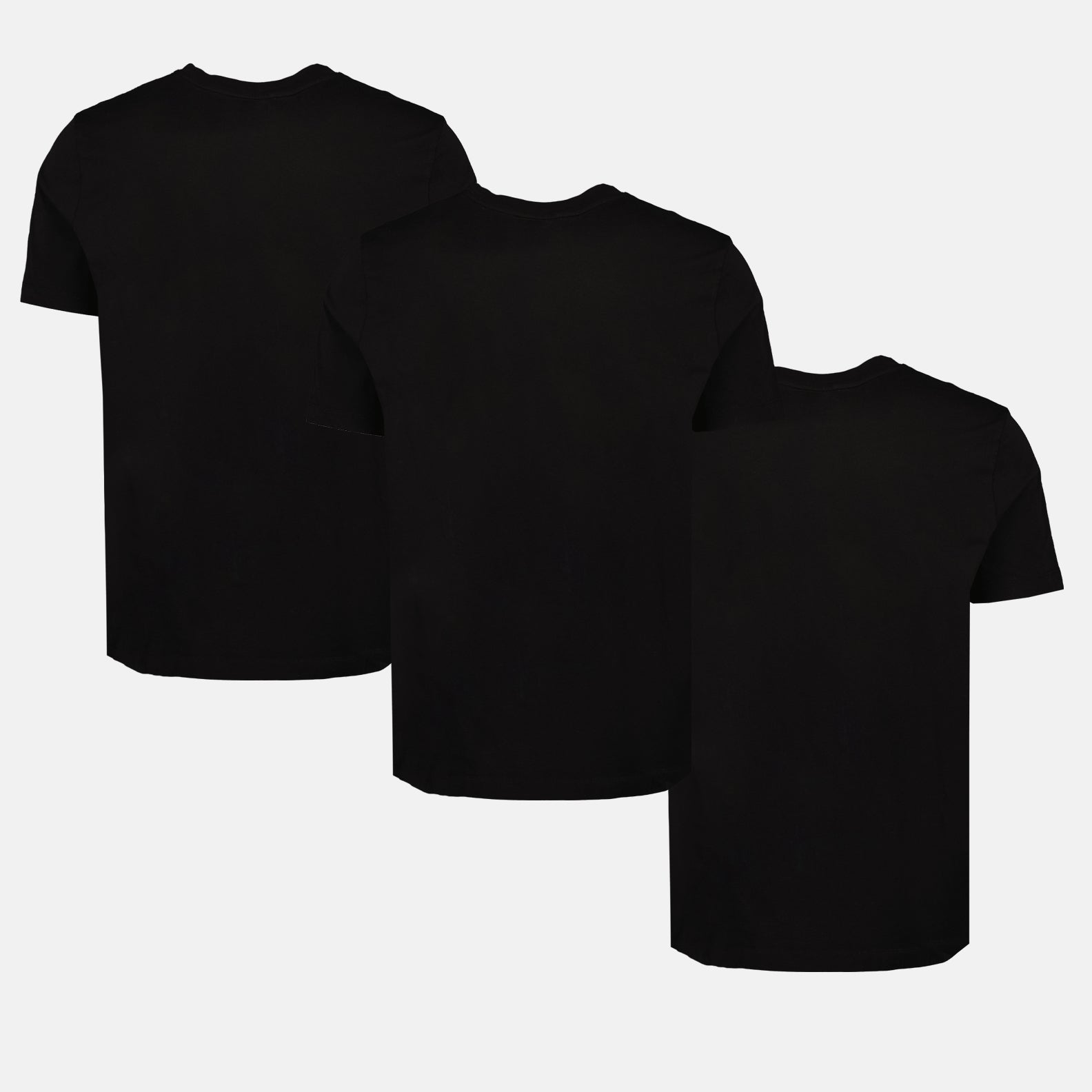 Moncler T-shirts, black logo T-shirt, cotton T-shirts, casual wear, round neck T-shirts