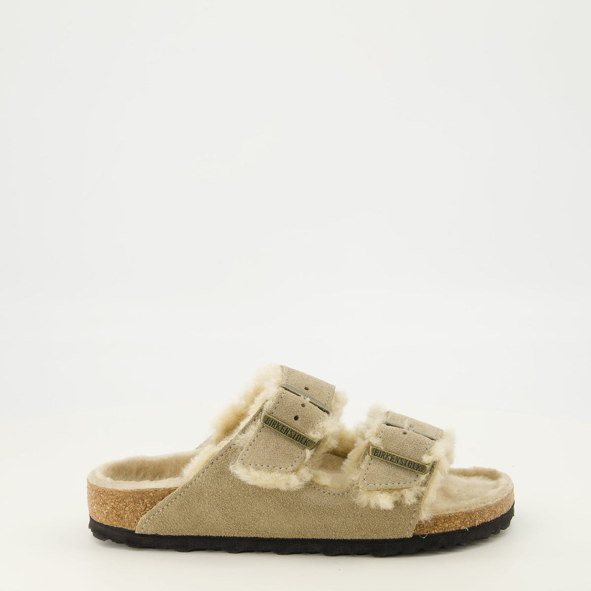 Arizona Fur Sandals Beige