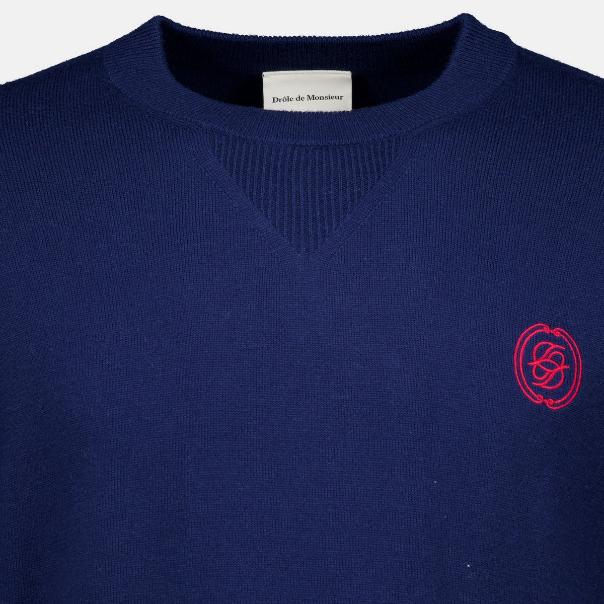 Jersey de lana D Miror azul marino