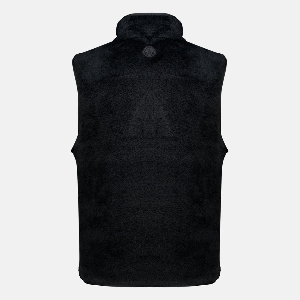 Gilet imbottito reversibile in teddy