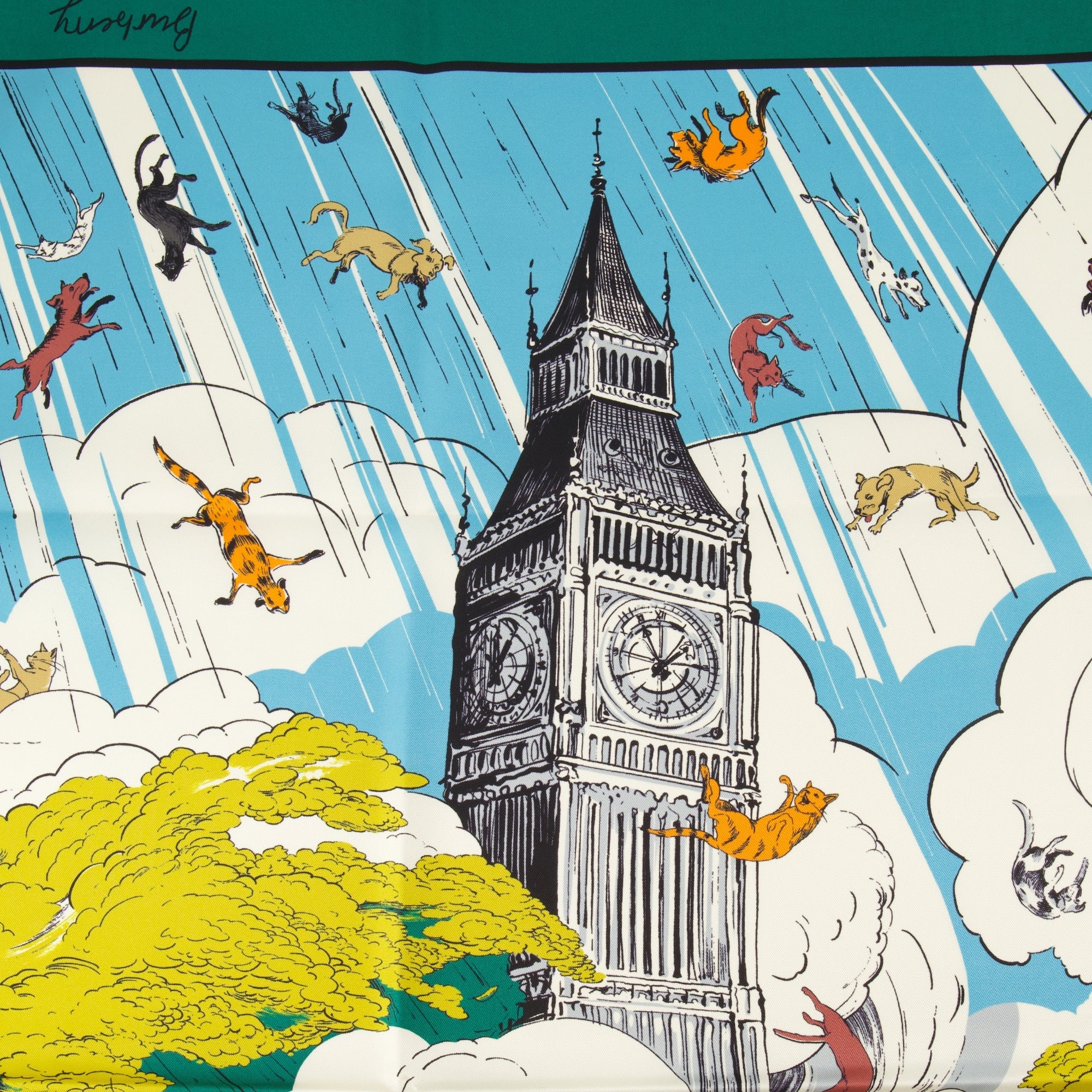 Foulard Raining Cats & Dogs