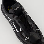 Bild von VLTN schwarzen Sneakers von Valentino Garavani für Herren - Saison Herbst-Winter 2025 - Detailansicht von oben
