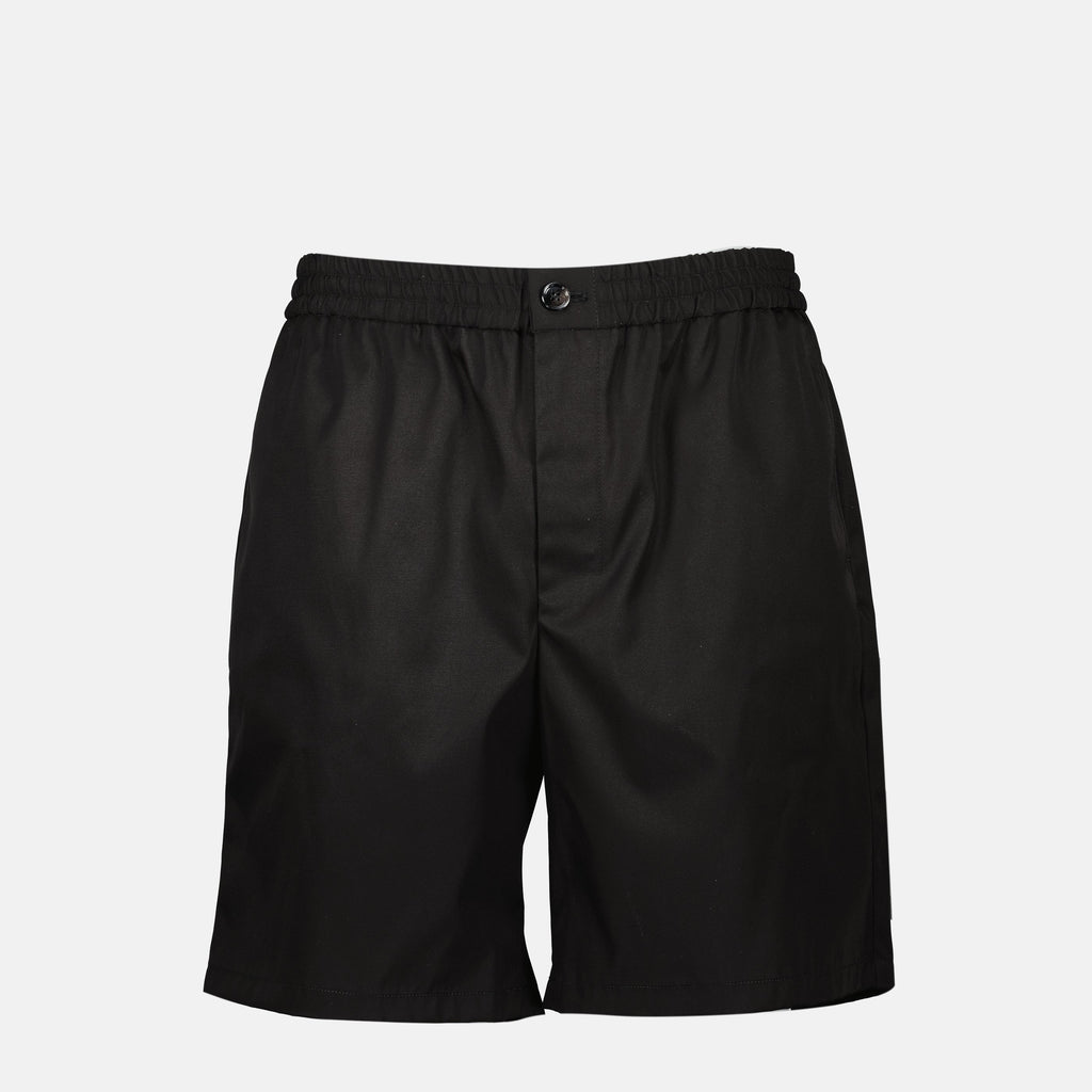 Image of Black Short by Ami PARIS for Men - Season Spring-Summer 2025 - Front View