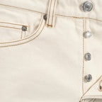 Image of Beige Denim Jeans by Ami PARIS for Men - Season Spring-Summer 2025 - Detail View 5