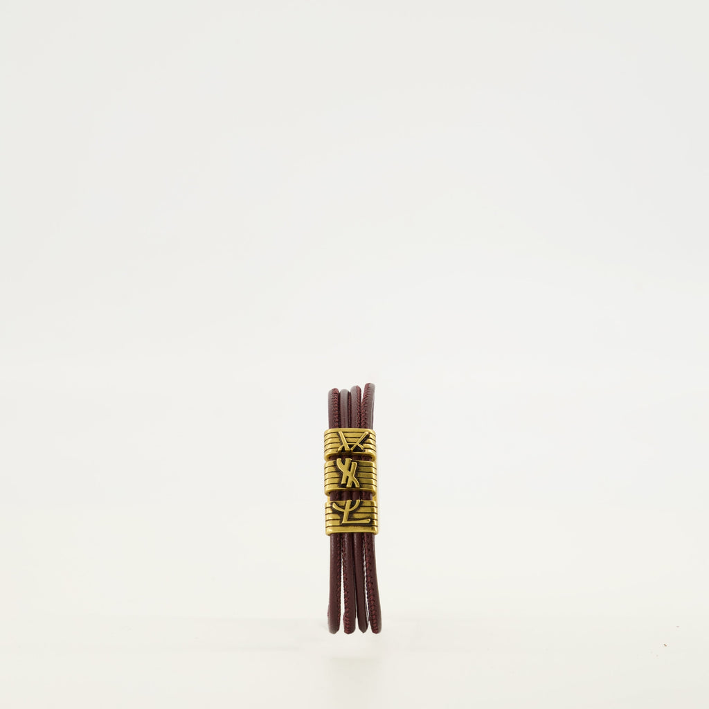 Bracciale in Pelle Bordeaux Cassandre