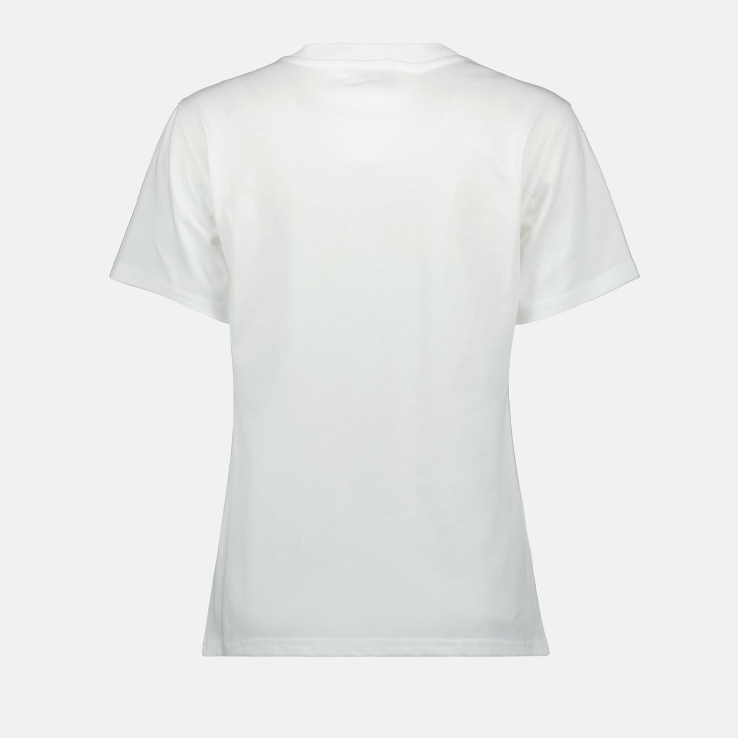 White T-Shirt, Cotton T-Shirt, Logo T-Shirt, Casual Wear, Spring-Summer Collection