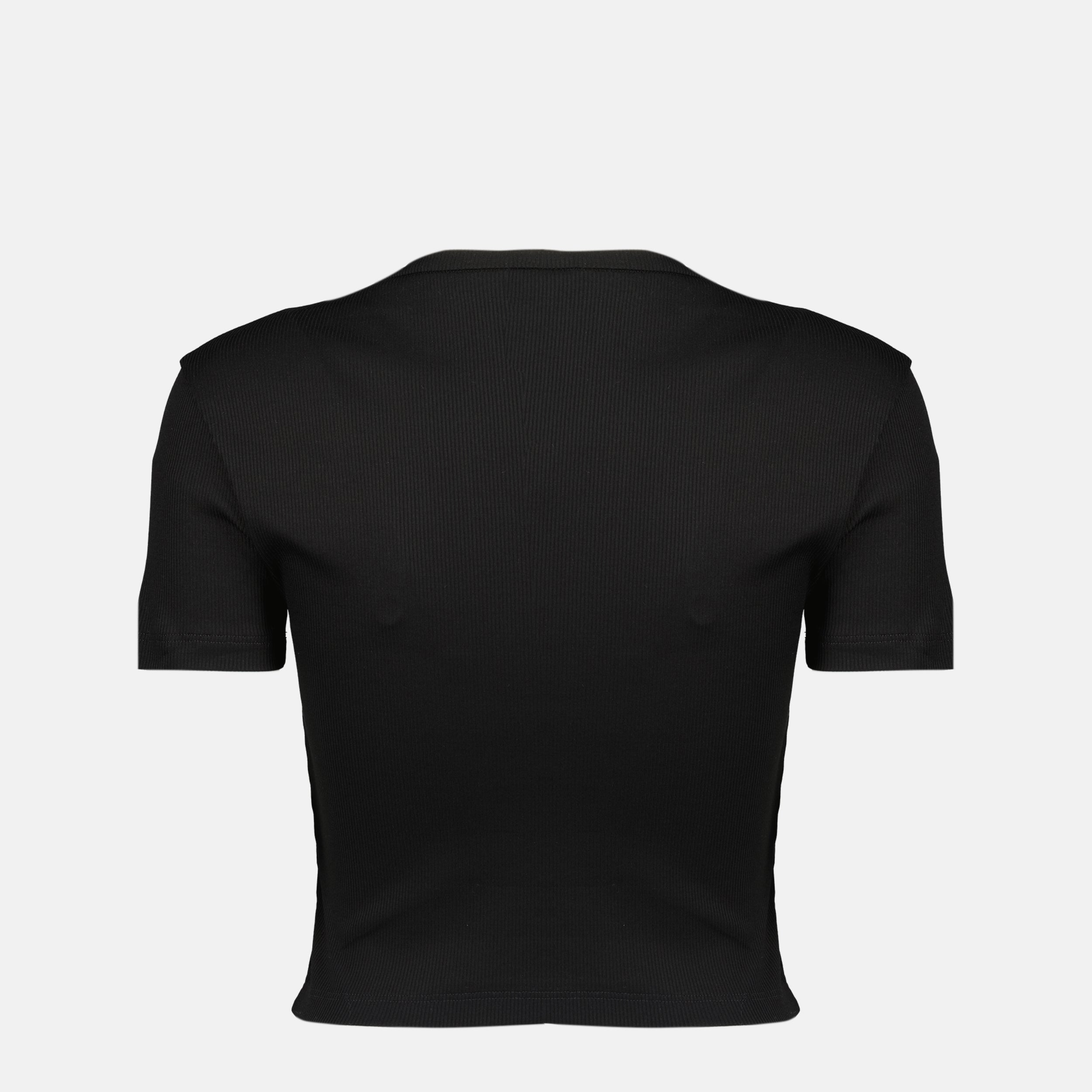 Black Fendi Roma Crop Top - Women | WE IN STYLE