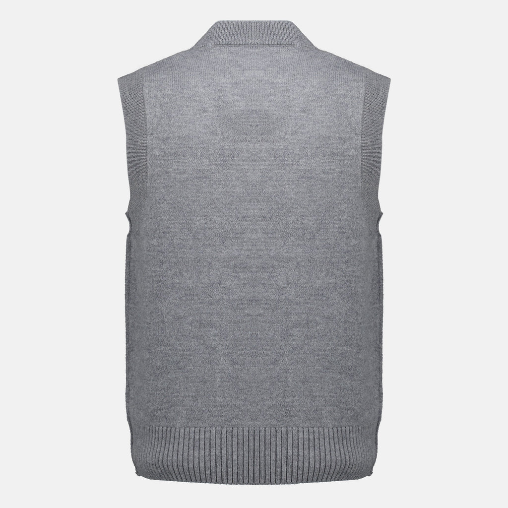 Grauer ärmelloser Pullover Ami de Cœur