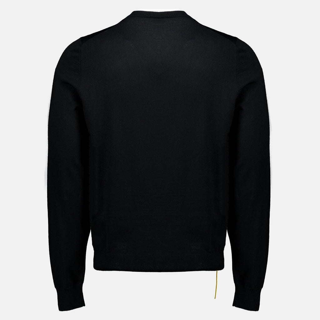 Sweater de Lã Fina Preto
