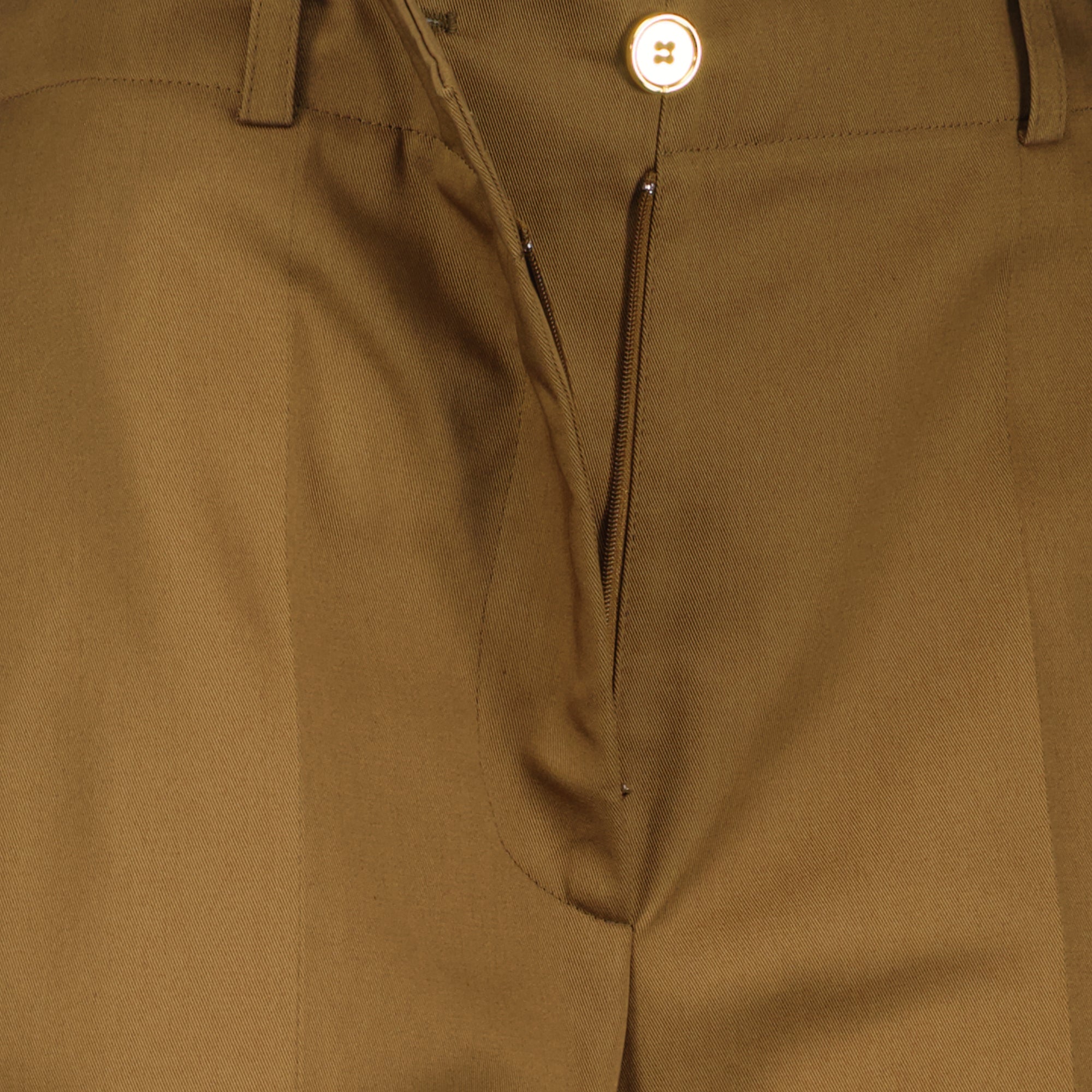 brown wide-leg trousers, Patou trousers, Fall-Winter 2025 collection, cotton trousers, fashion trousers