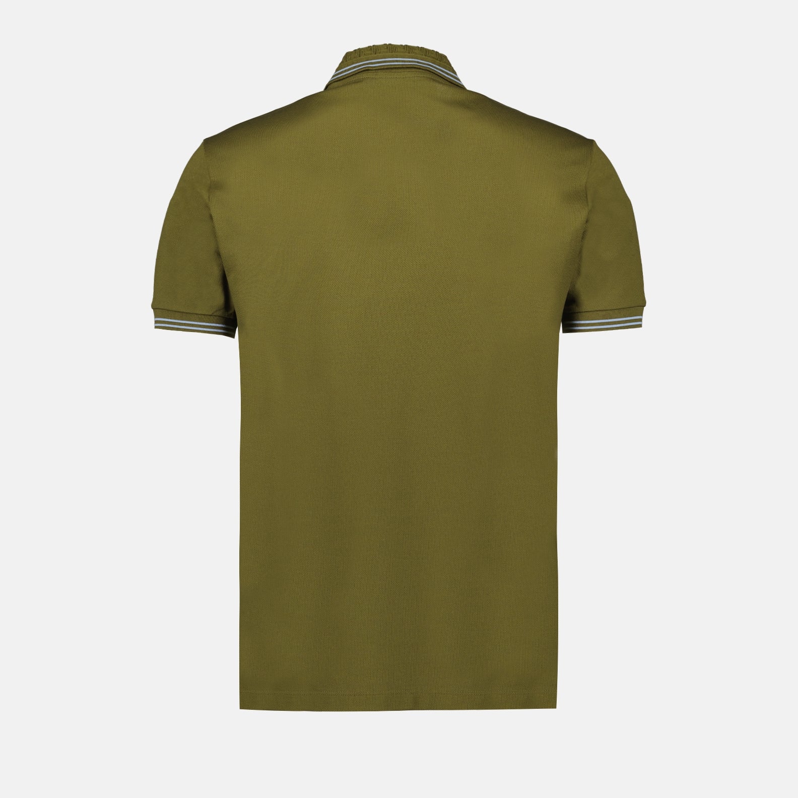 Versace polo shirt, khaki cotton polo, luxury men's polo, designer polo shirt, Autumn-Winter 2024 fashion