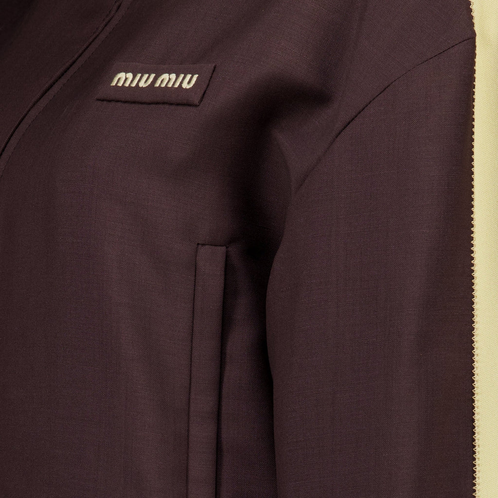 Mohair Blouson de Chevreau Brown