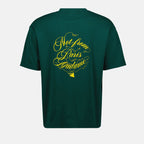 T-shirt, casual wear, green t-shirt, cotton top, Drole De Monsieur