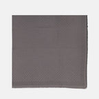 silk scarf, Givenchy scarf, luxury accessory, gray scarf, monogrammed scarf