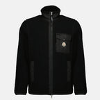 Imagem da Jaqueta Teddy Zip da Moncler para Homens - Temporada Outono-Inverno 2025 - Vista Frontal
