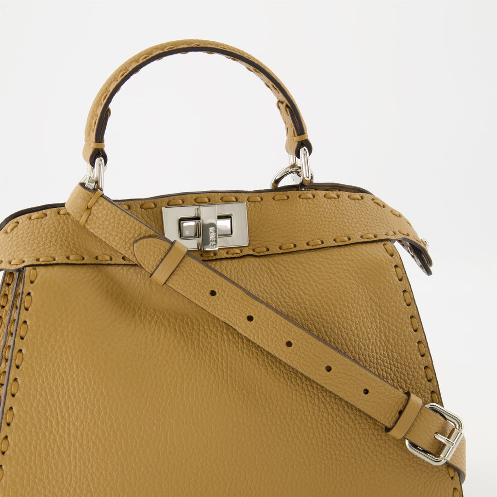 Fendi Peekaboo IseeU, designer handbag, calf leather bag, luxury accessories, elegant bag