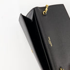 Uptown Chain Pouch, Saint Laurent accessories, leather pouch, designer clutch, elegant handbags