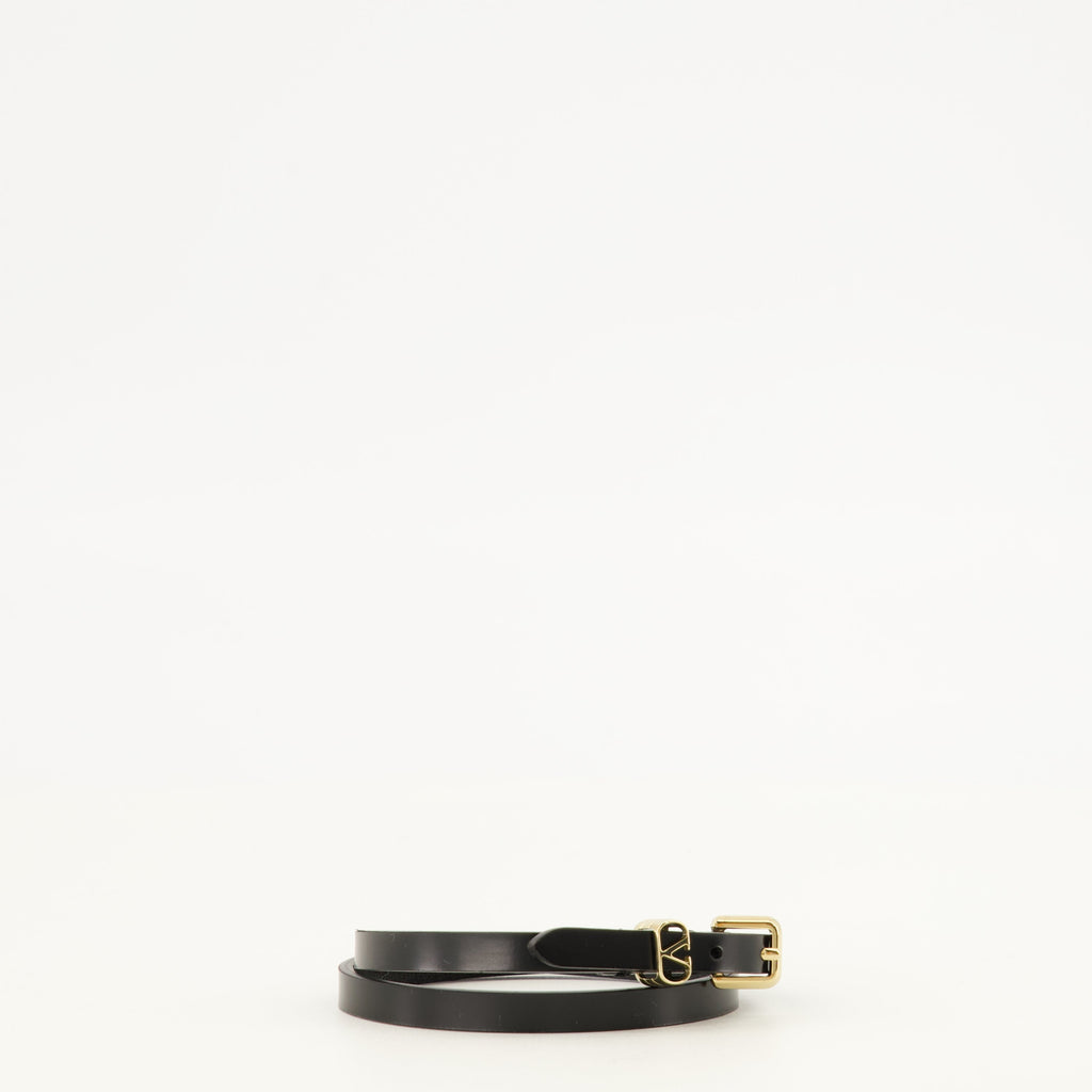 Vlogo Leather Bracelet