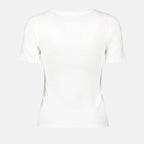 MM6, Numeric T-shirt, white cotton, luxury fashion, Autumn-Winter 2024