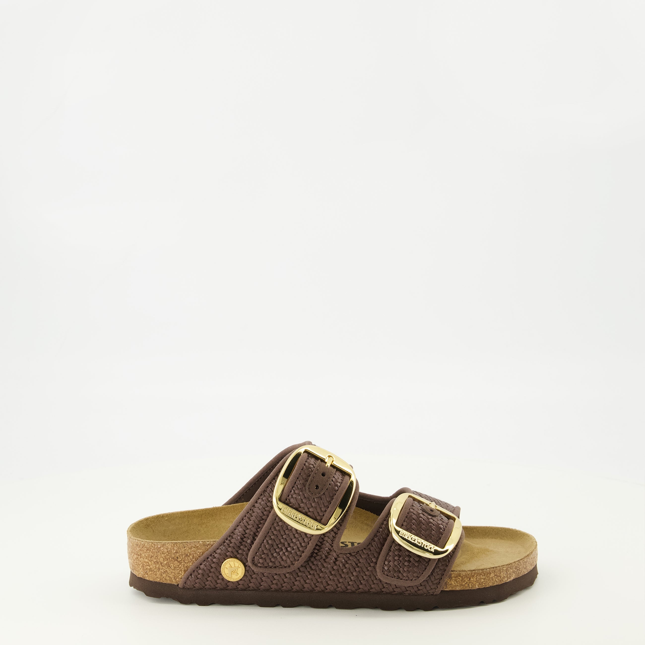 ミラノ ビッグバックル パテントレザーサンダル - Birkenstock
