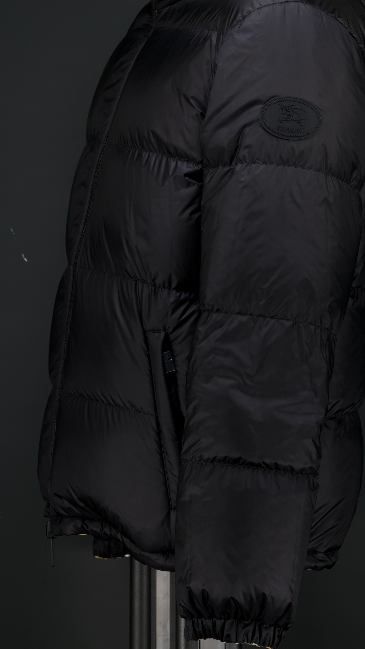 Reversible Check Quilted Jacket