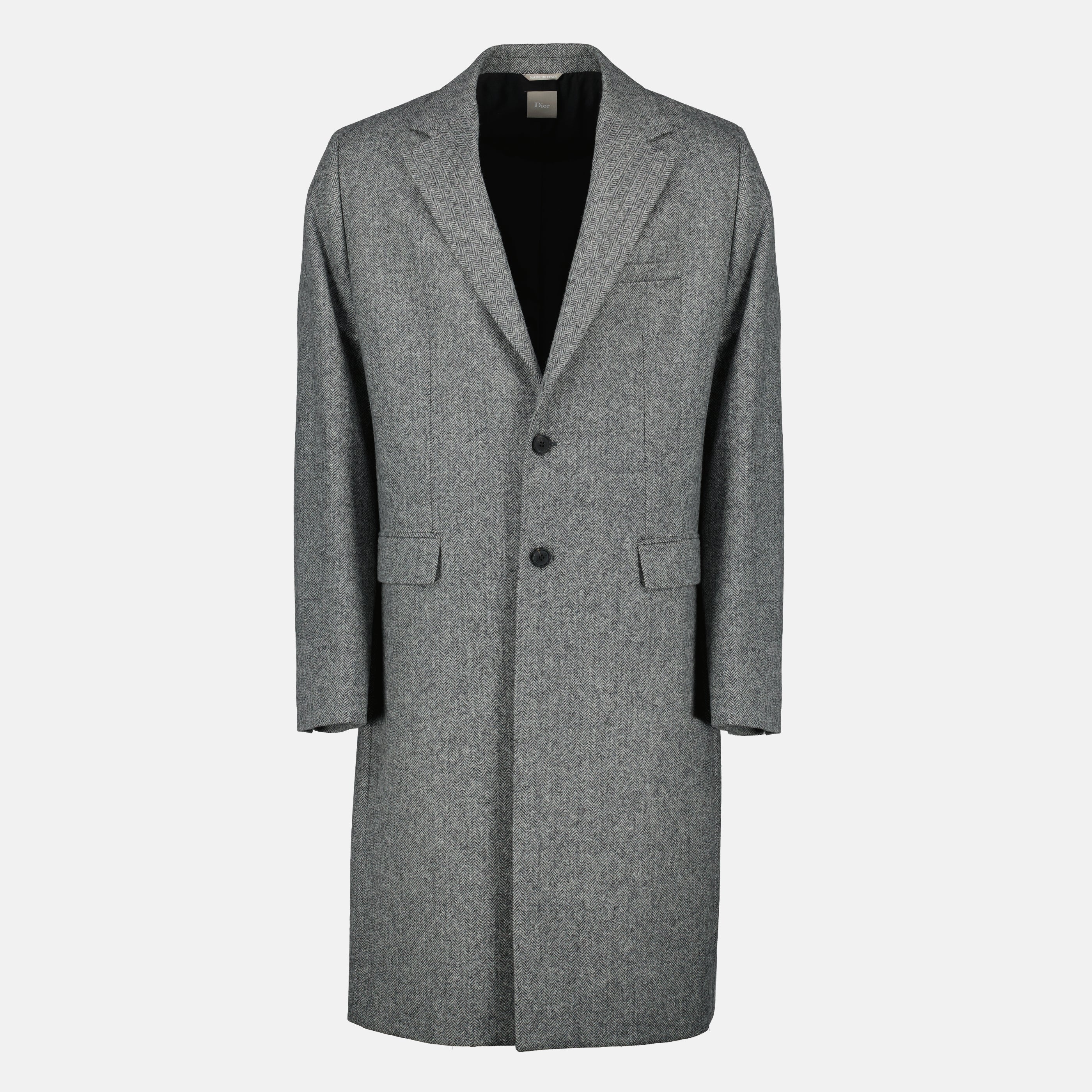 Cappotto in Lana Grigia