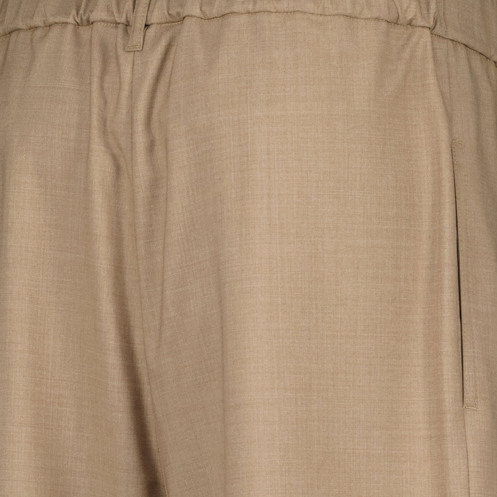 マックスマーラの女性用ベージュウールパンツの画像 - シーズン春夏2026 - 詳細ビュー2