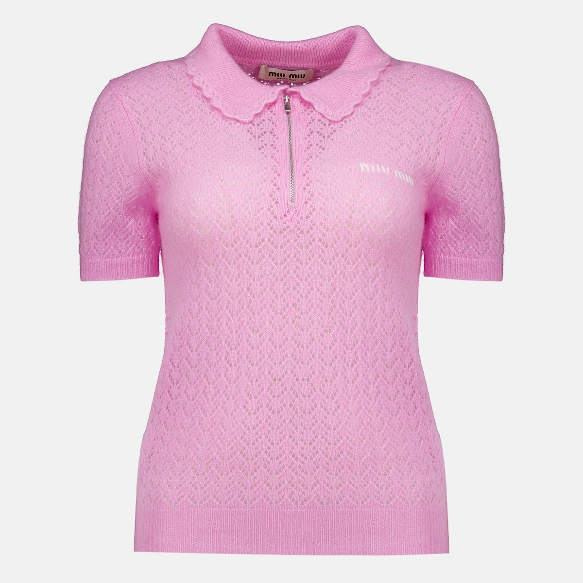 Pink Cashmere and Silk Polo