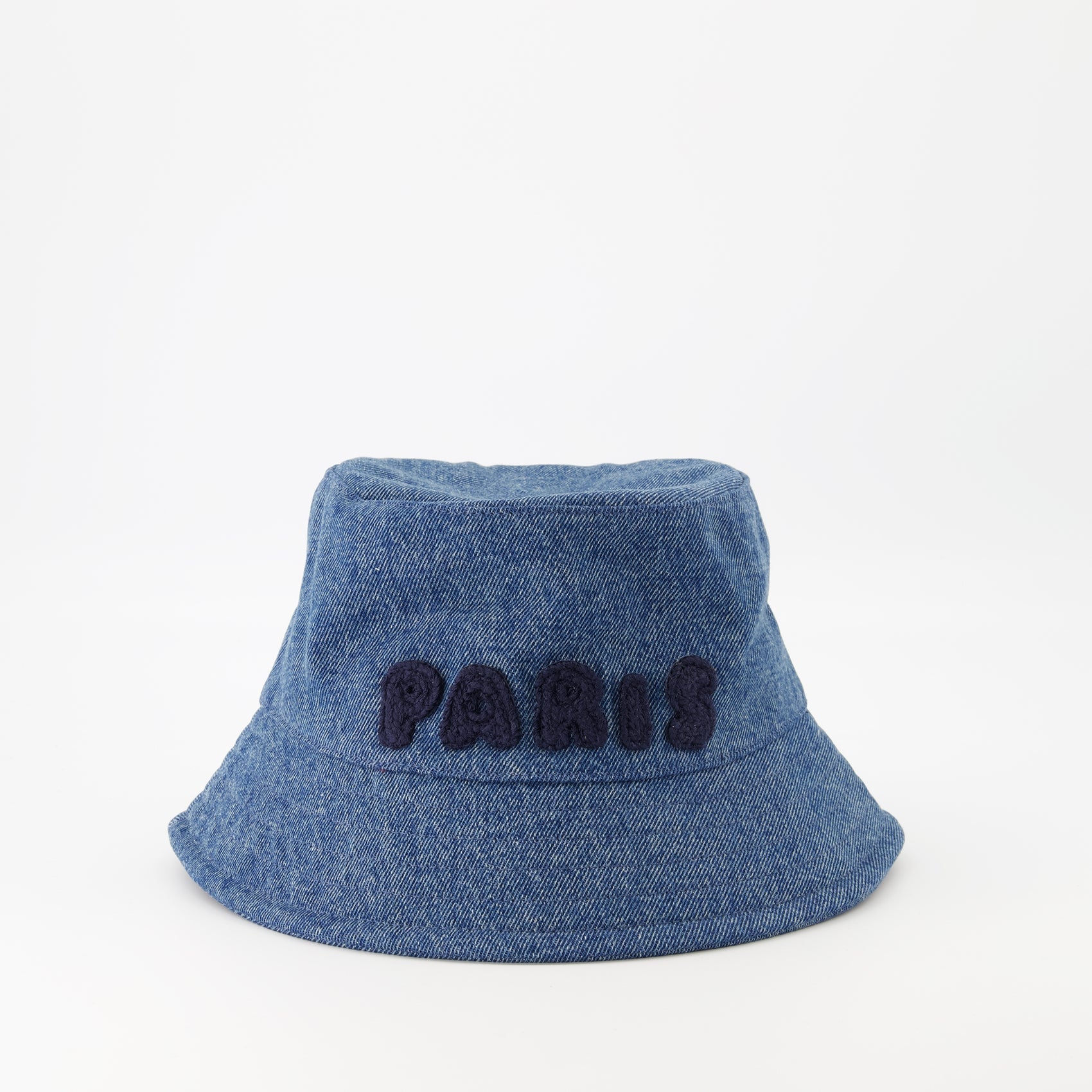 Denim hat, Ami Paris, unisex hat, stylish accessories, blue denim