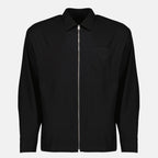 Image of Zipped Shirt Jacket by Prada for Men - Season Spring-Summer 2026 - Front View