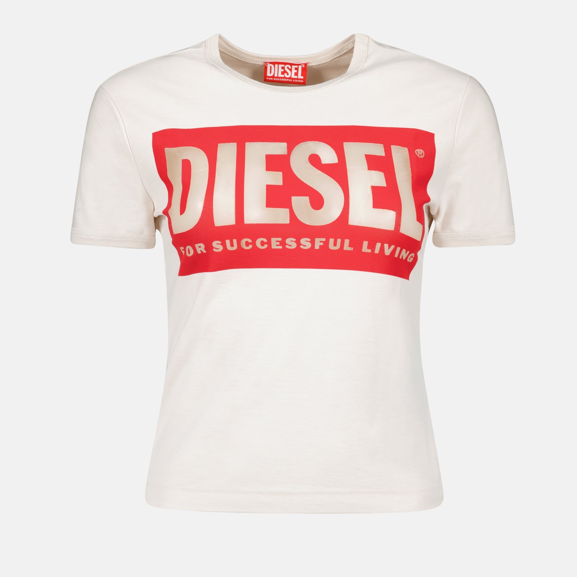 DIESEL ホワイト Tシャツ　新品同様 クラシックホワイトコットンTシャツ - Diesel - 女性 | WE IN STYLE