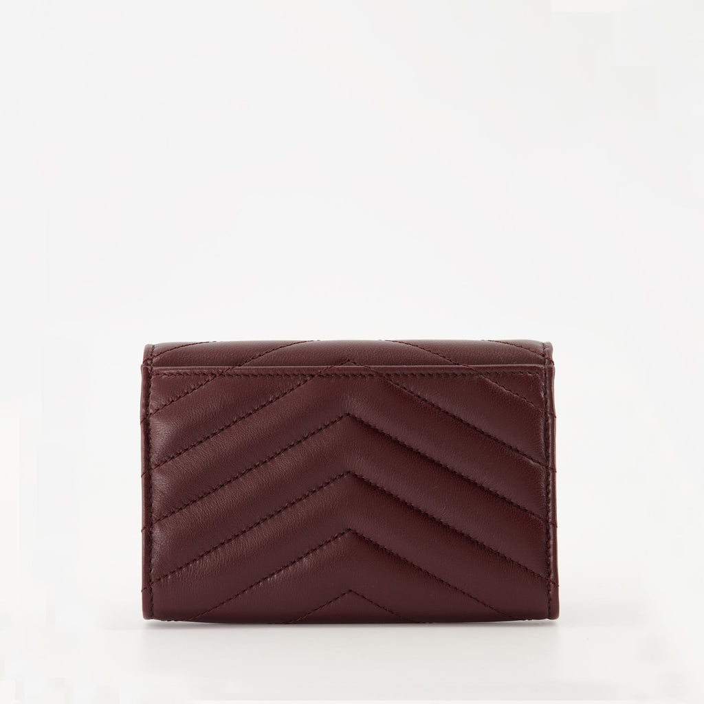 Saint Laurent wallet, lambskin wallet, Cassandre wallet, designer accessories, luxury handbag