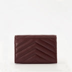 Saint Laurent wallet, lambskin wallet, Cassandre wallet, designer accessories, luxury handbag