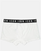 Dsquared2, Icon Boxer, white, men's underwear, fall-winter 2022