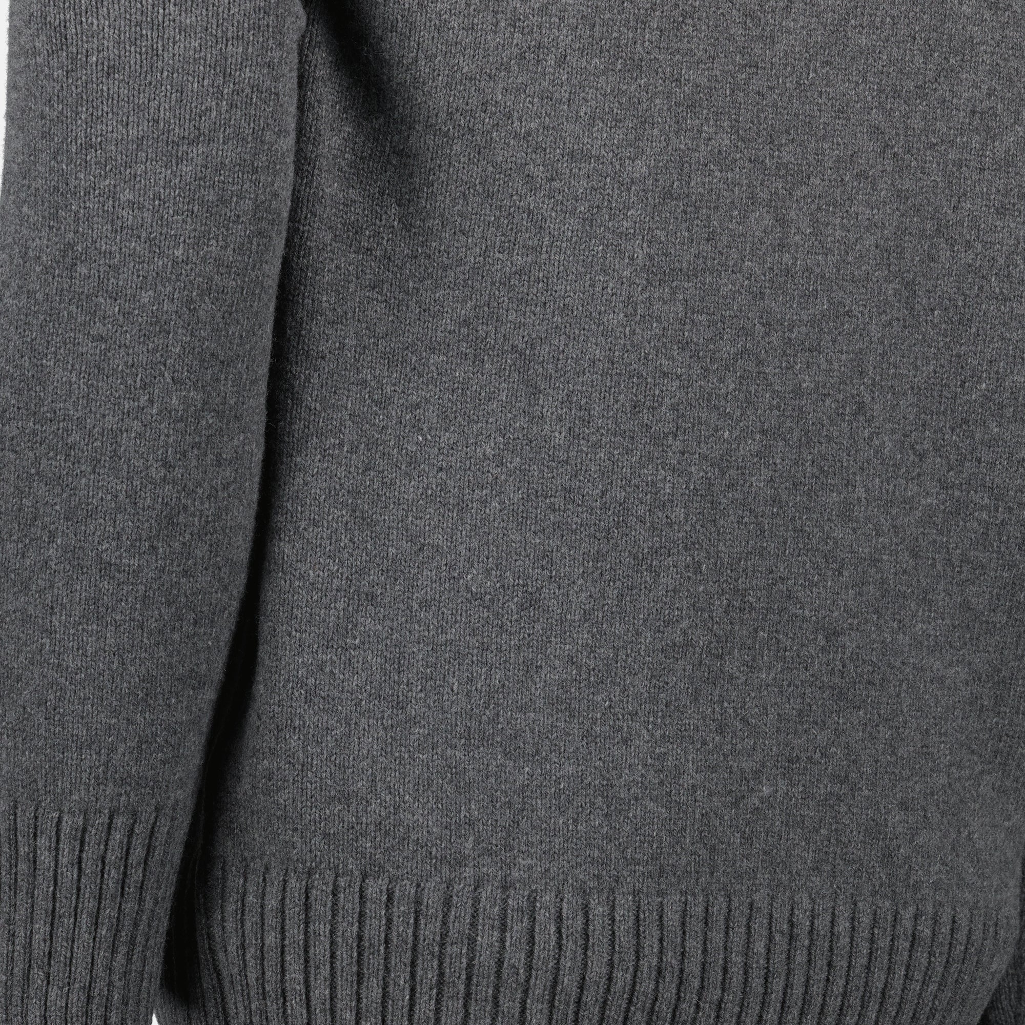 Moncler sweater, gray cashmere sweater, wool sweater, Autumn-Winter fashion, men's luxury knitwear