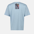 Bild des blauen T-Shirts T-Box-T3 von Diesel für Männer - Saison Herbst-Winter 2025 - Rückansicht