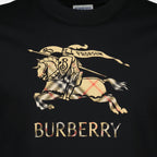 Image of Ekd Black T-Shirt by Burberry for Men - Season Spring-Summer 2026 - Detail View 2