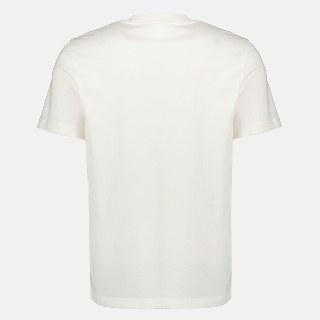 Hvit Brodert Kattet-T-skjorte