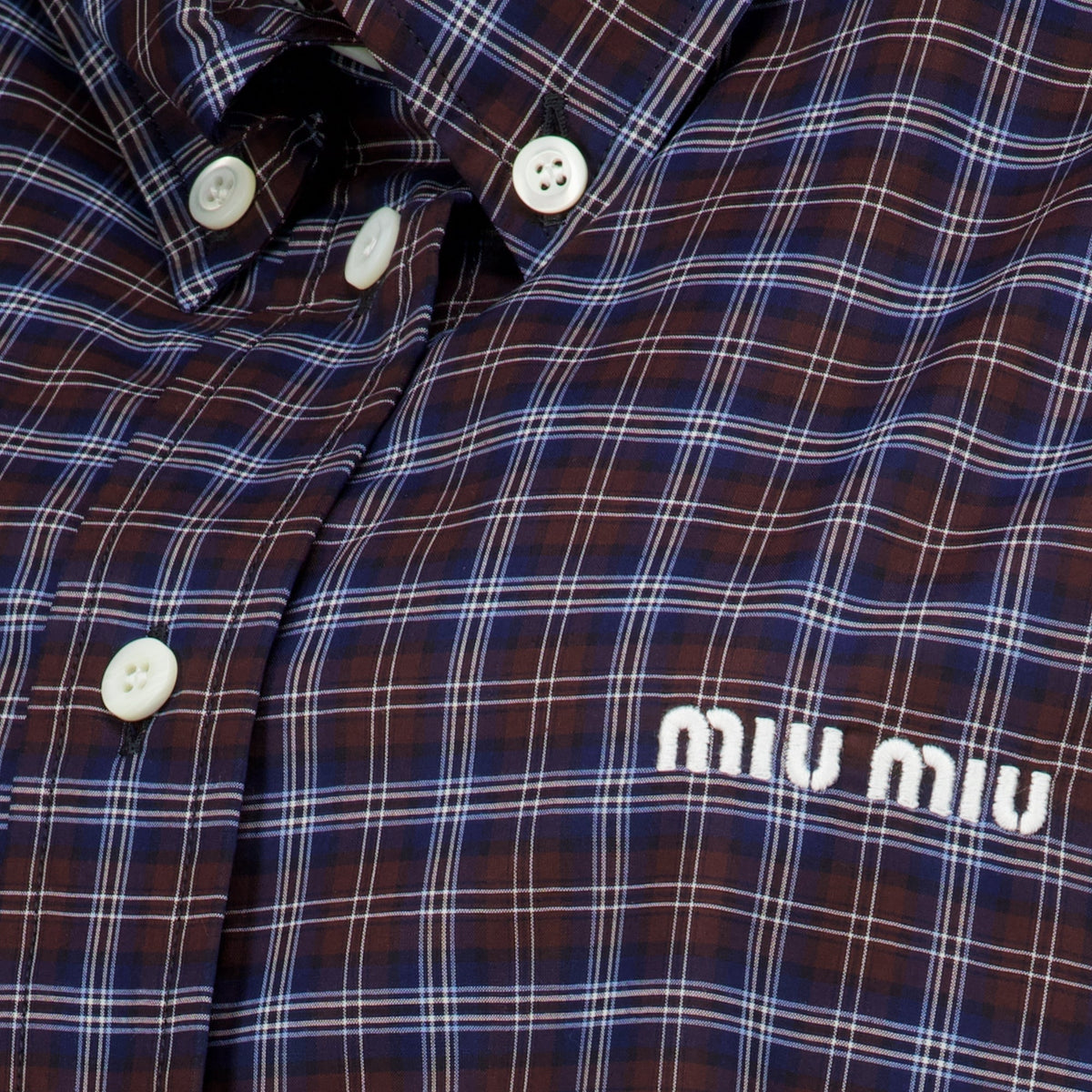 Camicia in cotone a quadri