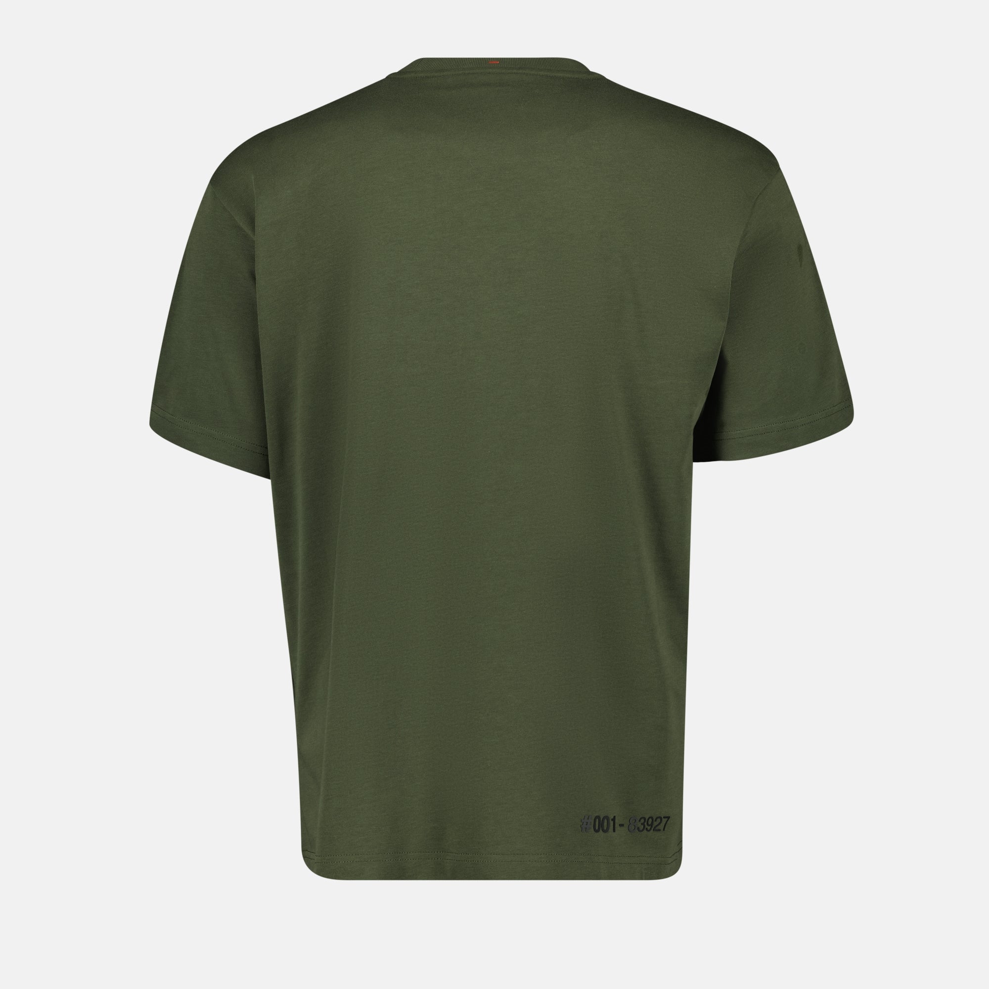Khaki T-shirt, Moncler Grenoble, Logo Print, Cotton T-shirt, Autumn-Winter Collection