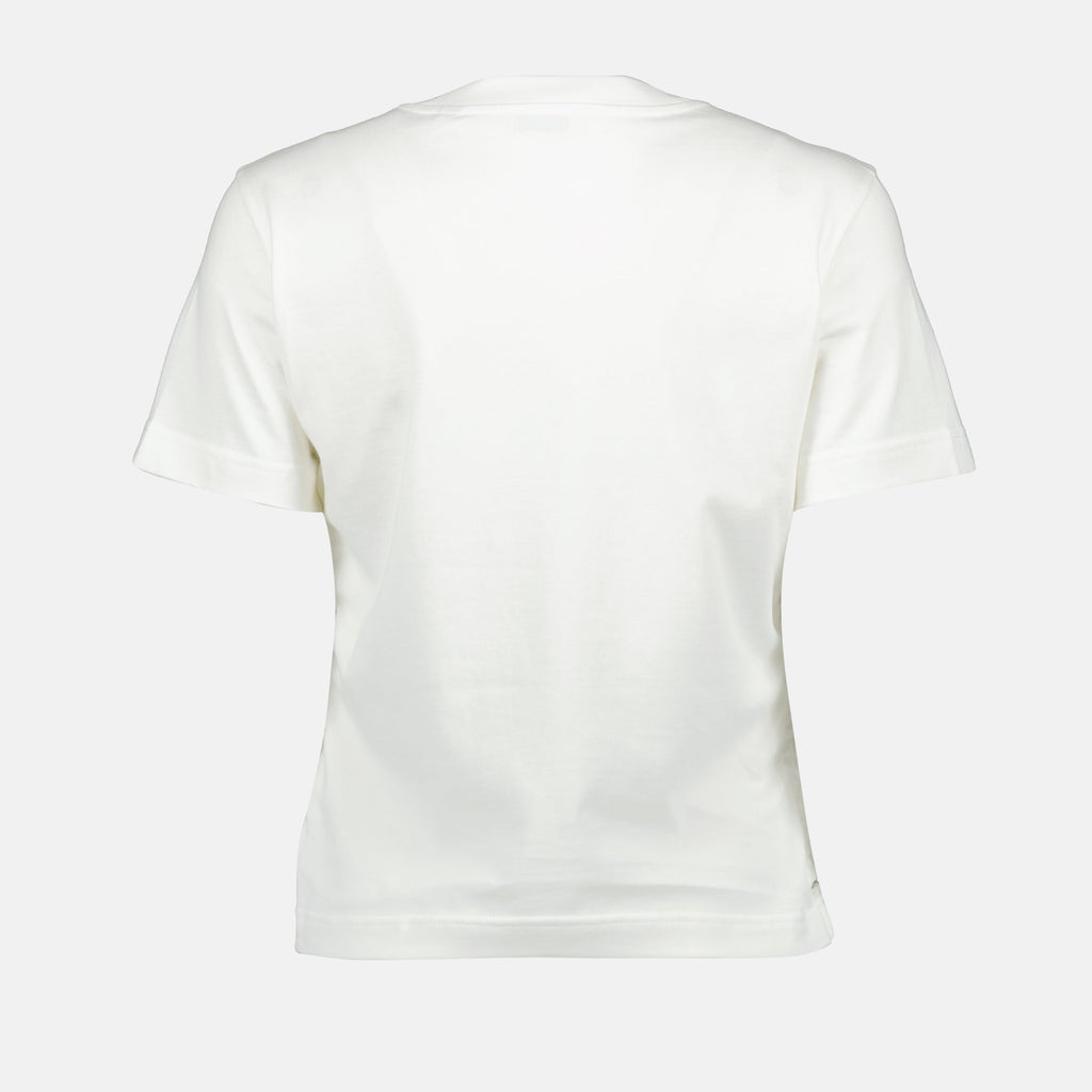 Image of White Festival T-shirt by Burberry for Women - Season Spring-Summer 2025 - Product detail view 1