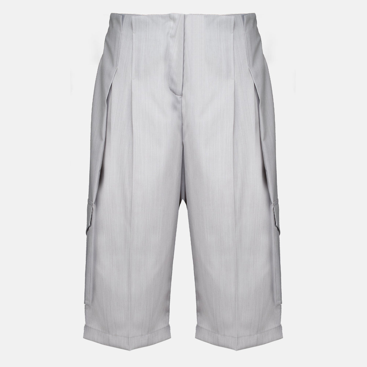 Große Falten-Bermuda-Shorts