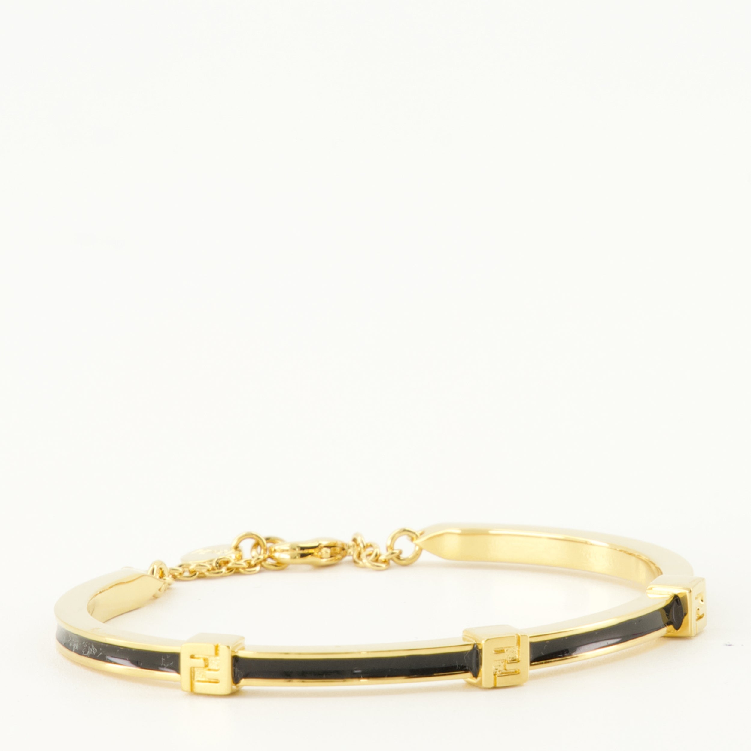 Image of Bracelet Forever Fendi Gold and Black by Fendi for Women - Season Spring-Summer 2026 - Detail View 1