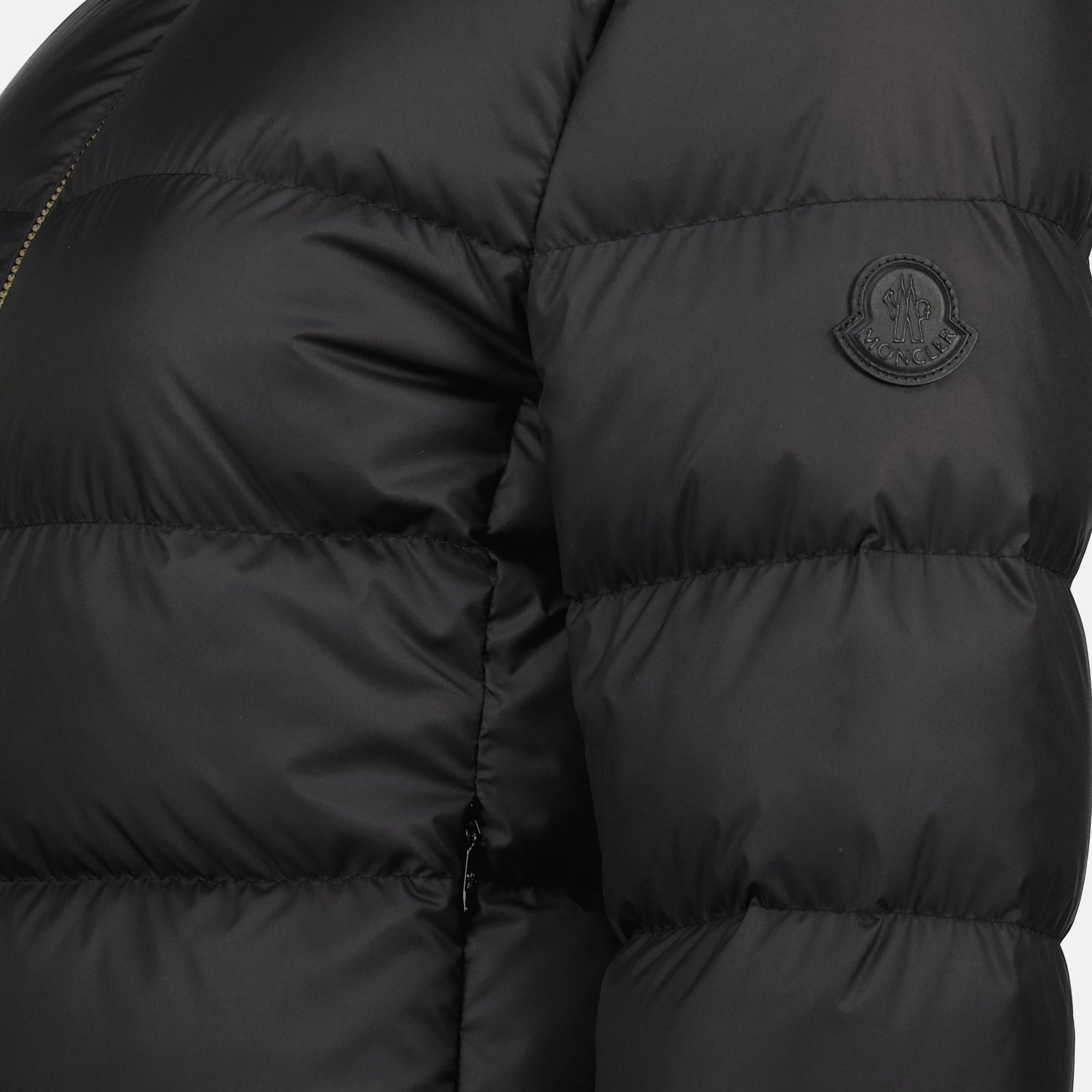 Mauvezin down jacket, Moncler black coat, Autumn-Winter collection 2025, designer down jacket, women's luxury outerwear